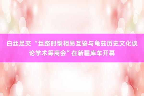 白丝足交 “丝路时髦相易互鉴与龟兹历史文化谈论学术筹商会”在新疆库车开幕
