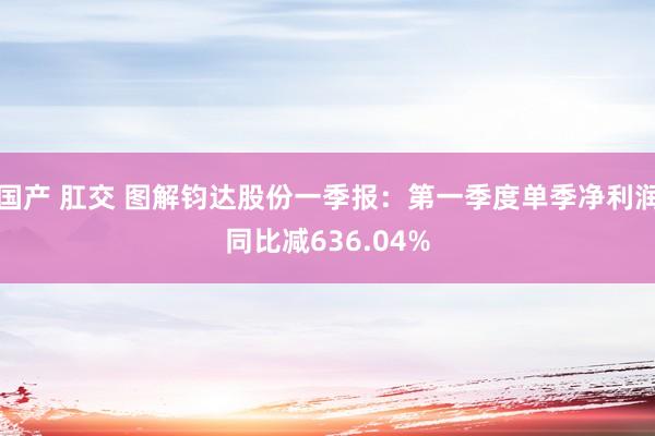 国产 肛交 图解钧达股份一季报：第一季度单季净利润同比减636.04%